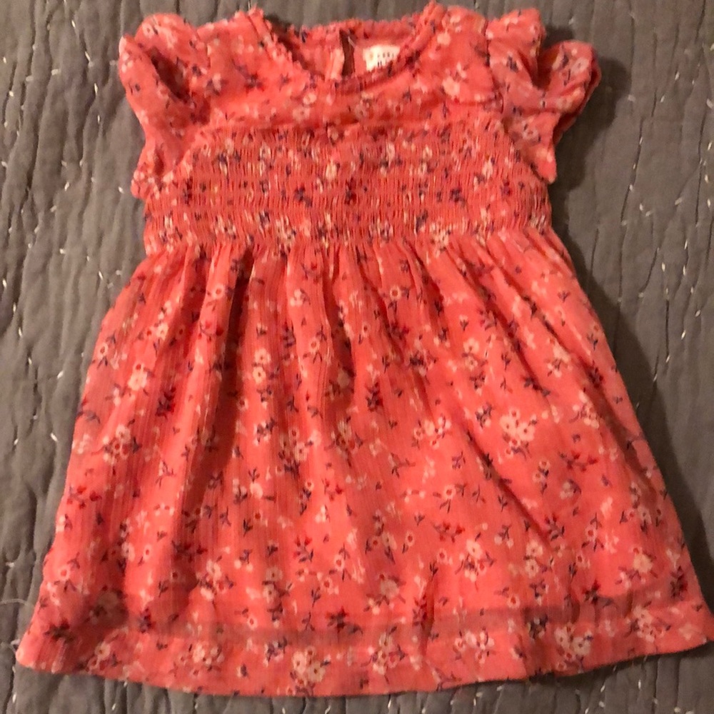 Pink floral dress from baby gap